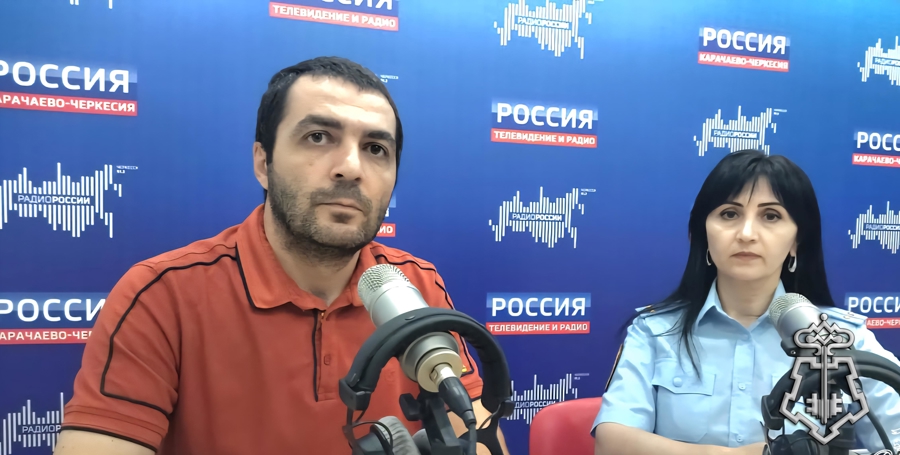 Офицер Росгвардии выступила в прямом эфире радио ГТРК «Карачаево-Черкесия»
