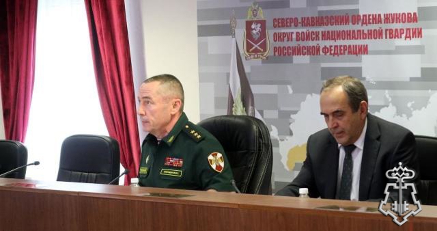 Заседание оперативного штаба состоялось в Северо-Кавказском округе Росгвардии