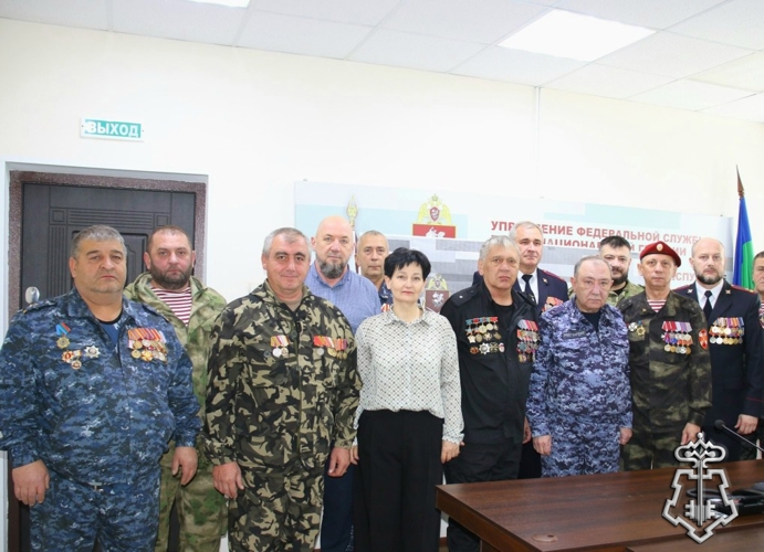В Управлении Росгвардии по Карачаево-Черкесской Республике состоялось торжественное мероприятие ко Дню ветеранов войск правопорядка