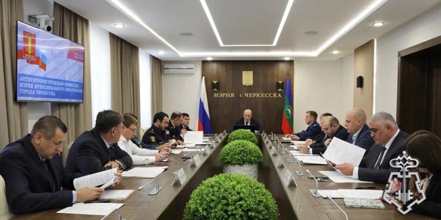  Представитель Росгвардии принял участие в заседании антитеррористической комиссии в Черкесске