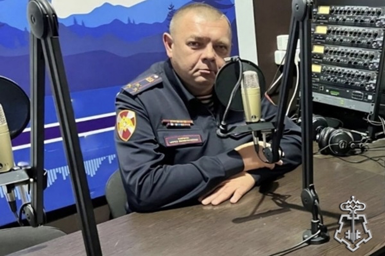 Офицер Росгвардии выступил в прямом эфире региональной радиостанции